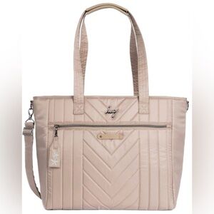 Lug Paddle Carryall Tote. Sand Taupe. NWT